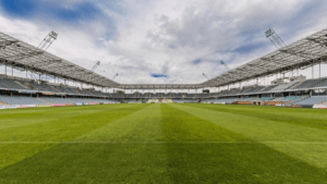 empty football stadium