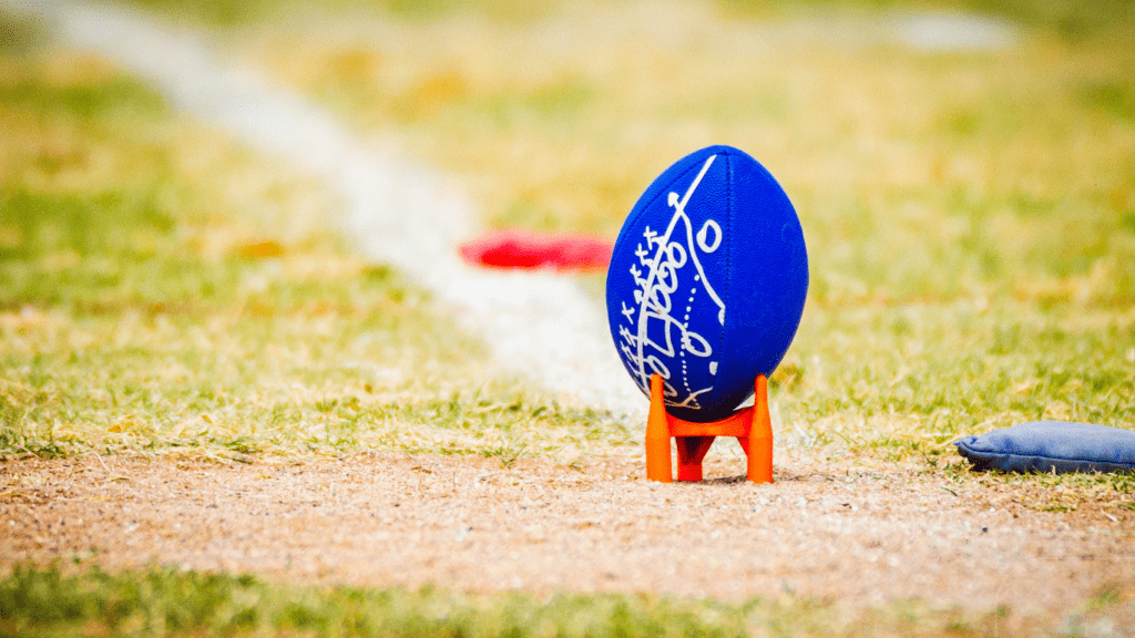 football equipment sitting in corner