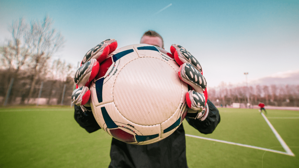 player holding a ball