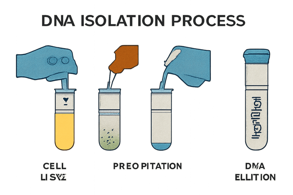 in the dna isolation process