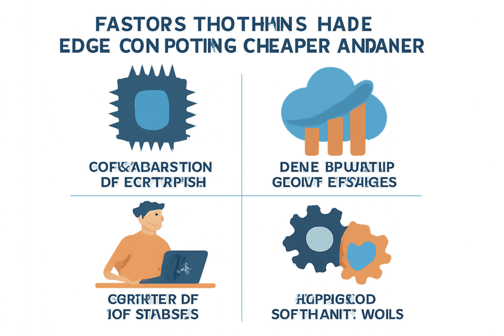 which factors have made edge computing cheaper and easier
