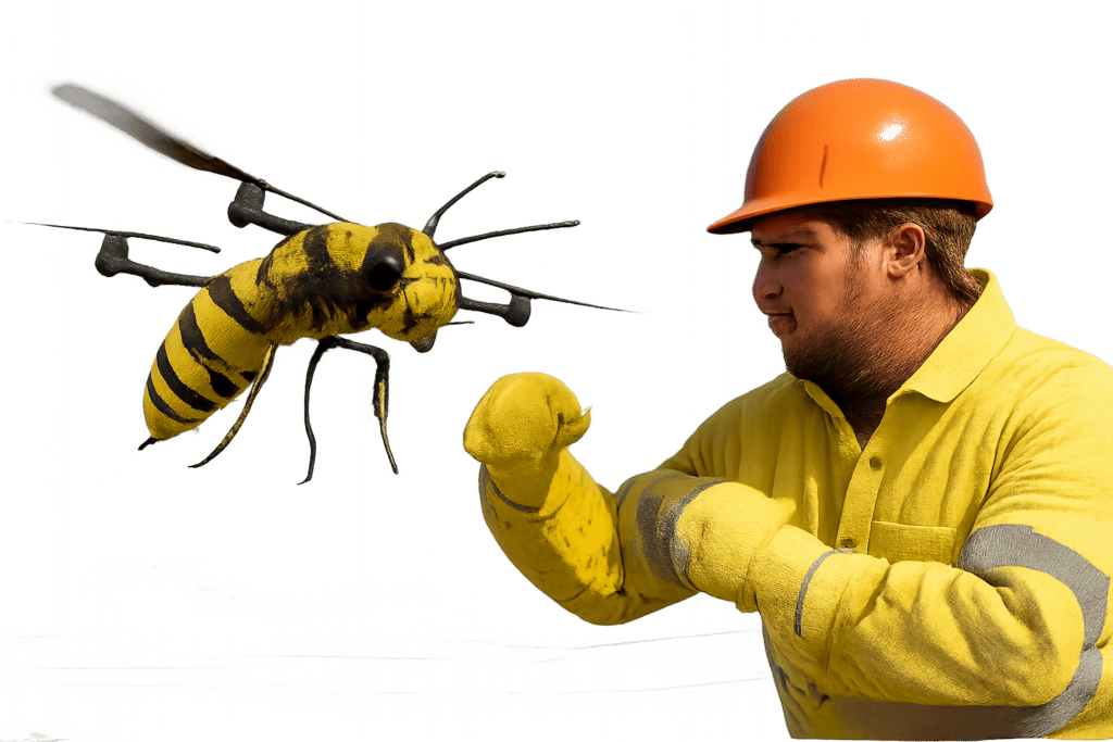 yellow jacket drone vs worker