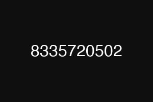 8335720502