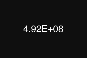 4.92E+08