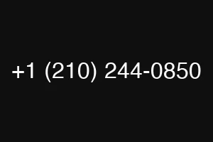 +1 (210) 244-0850