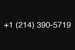 +1 (214) 390-5719