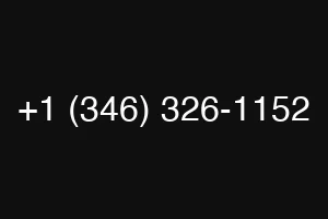 +1 (346) 326-1152