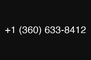 +1 (360) 633-8412