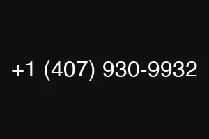 +1 (407) 930-9932