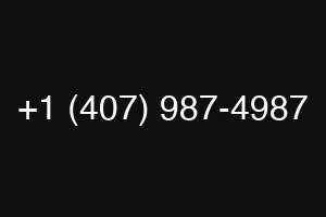 +1 (407) 987-4987
