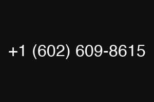 +1 (602) 609-8615