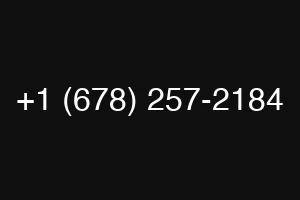 +1 (678) 257-2184