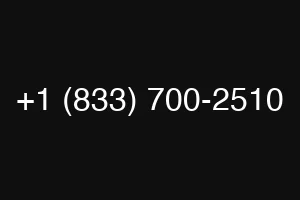 +1 (833) 700-2510