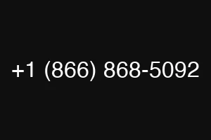 +1 (866) 868-5092