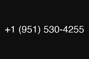 +1 (951) 530-4255